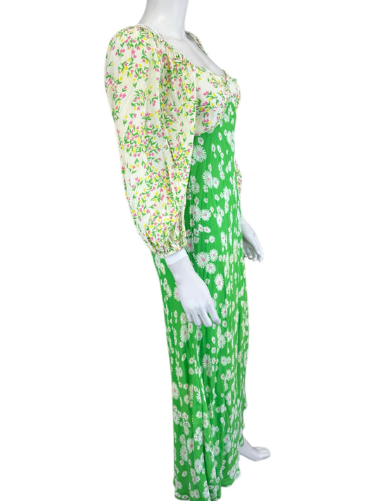 Rixo Floral Patterned Casual Dress Size 4