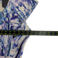Gabriella Cadena Purple Marbled Over Cocktail Dress Size 4