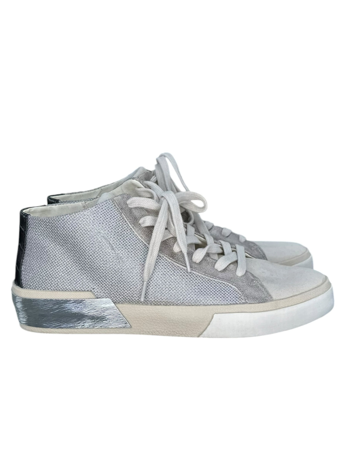 Dolce Vita Silver 'Zoel' Sneakers Size 8