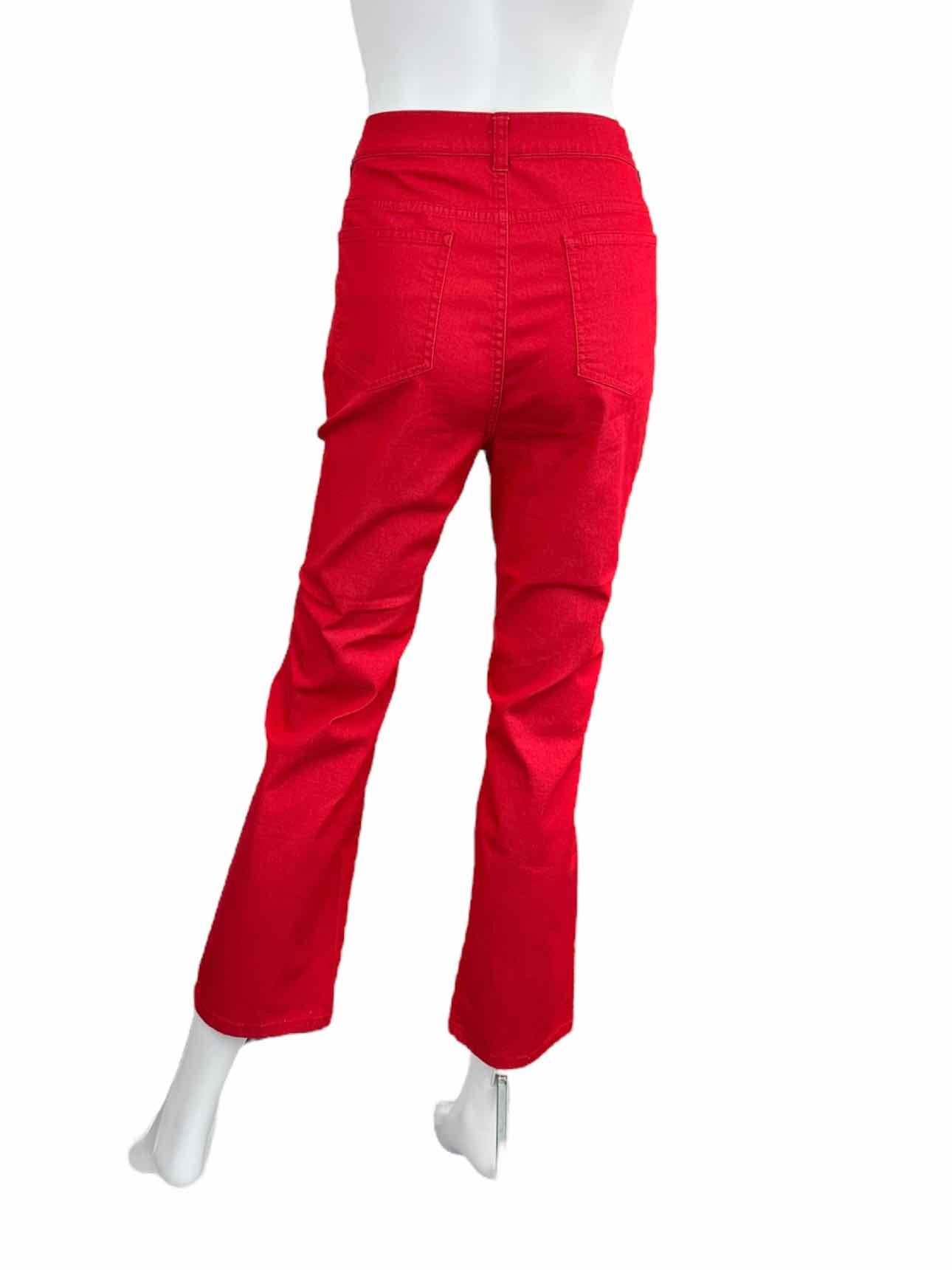 LAFAYETTE 148 NEW YORK Red Jeans Size 14