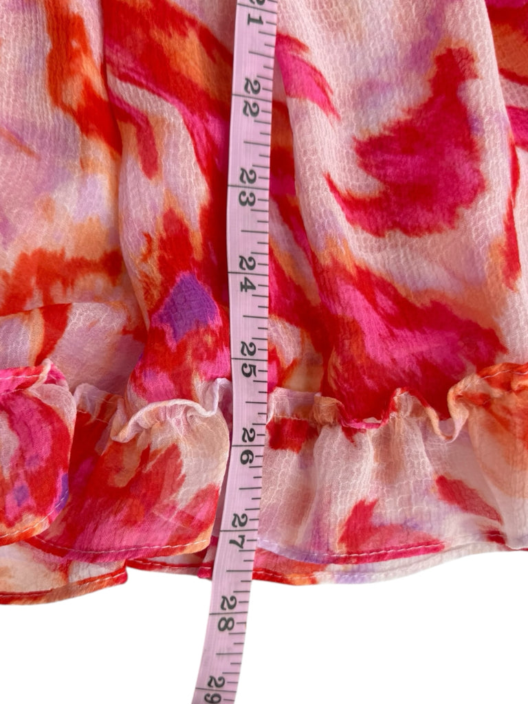 MISA Pink Maldive Marble Isella Mini Dress Size S Dress