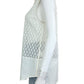 EQUIPMENT White Lace Button Down Tank Size M