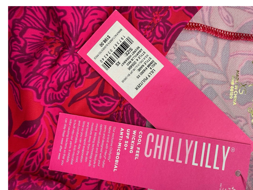 Lilly Pulitzer NWT Pink Solia Chillylilly Mini Dress Size XS