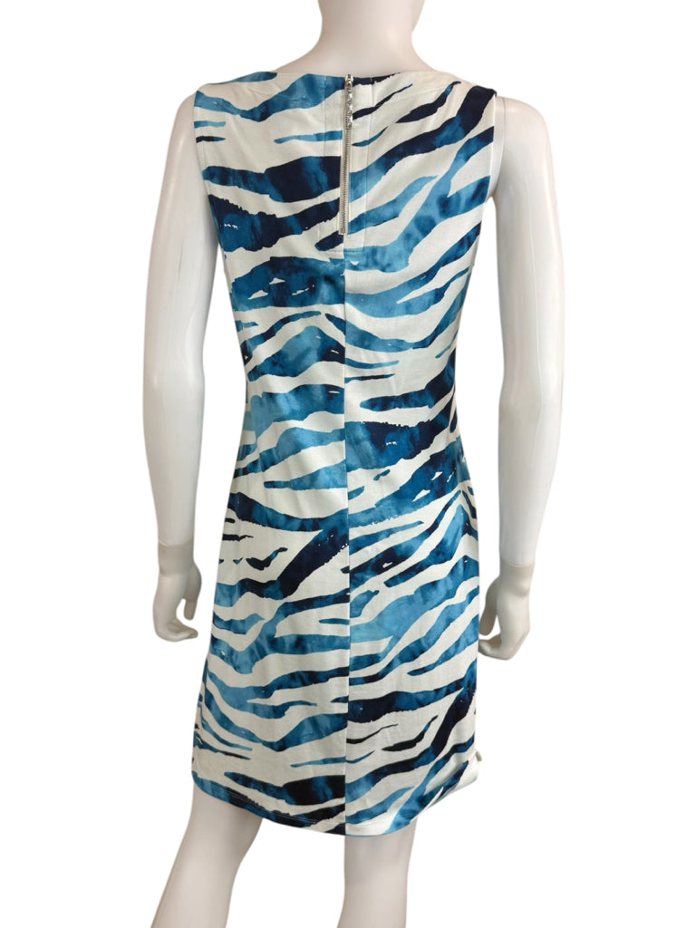Tommy Bahama NWT Blue Darcy Zebra Print Dress Size S