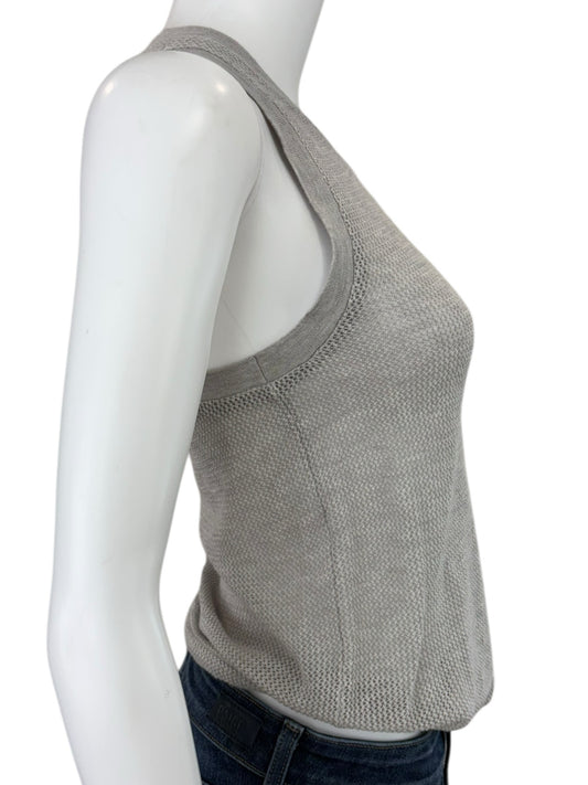 Jumper1234 Gray Knit Tank Top Size S