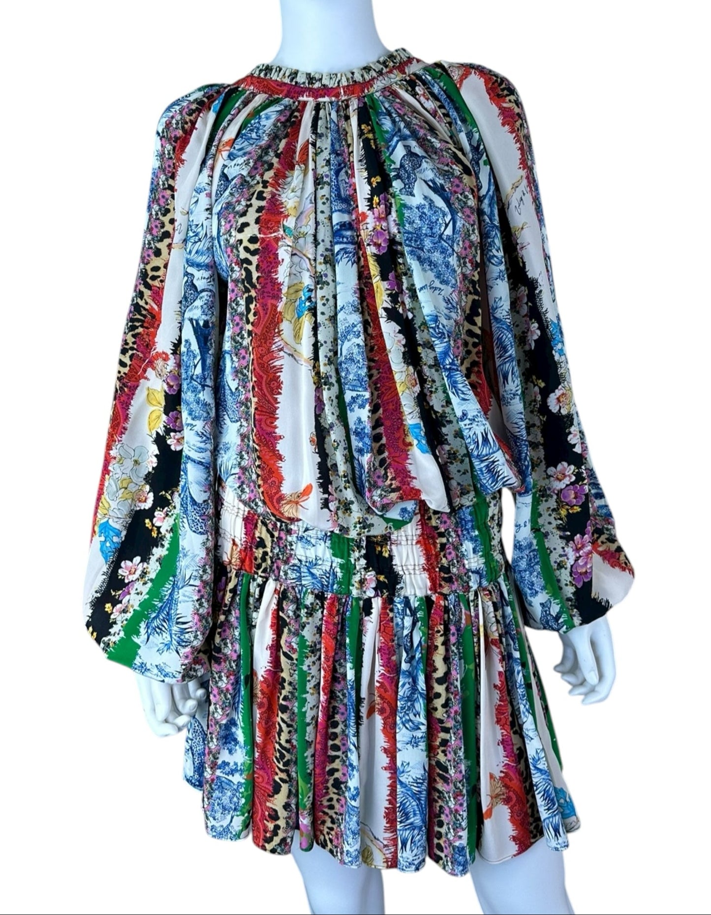 ZADIG & VOLTAIRE Rocade 100% Silk Print Dress Size S