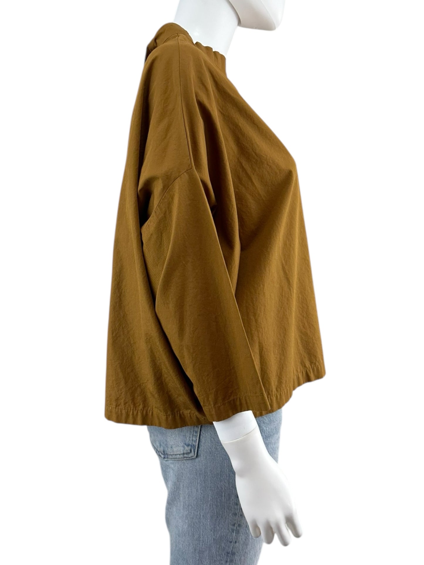 GALLEGO DESPORTES Brown Blouse Size O/S