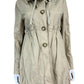 LOFT Khaki Lightweight Raincoat Size S