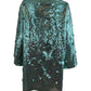 LA VIE STYLE HOUSE NWT Mint Sequin Mini Cocktail Dress Size O/S