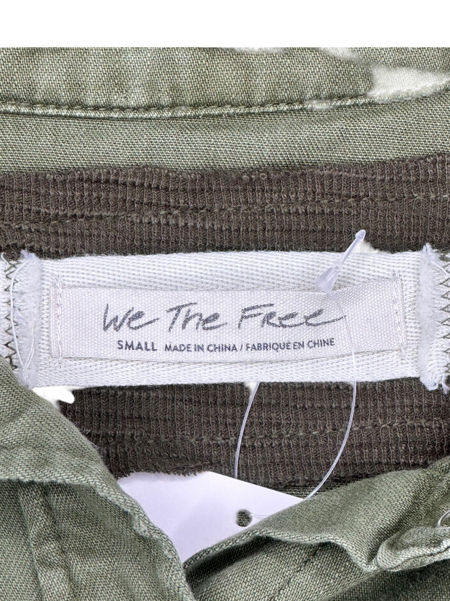 We the Free Green Peplum Jacket Size S