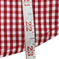 The Shirt by Rochelle Behrens Red Check Button-down Size S