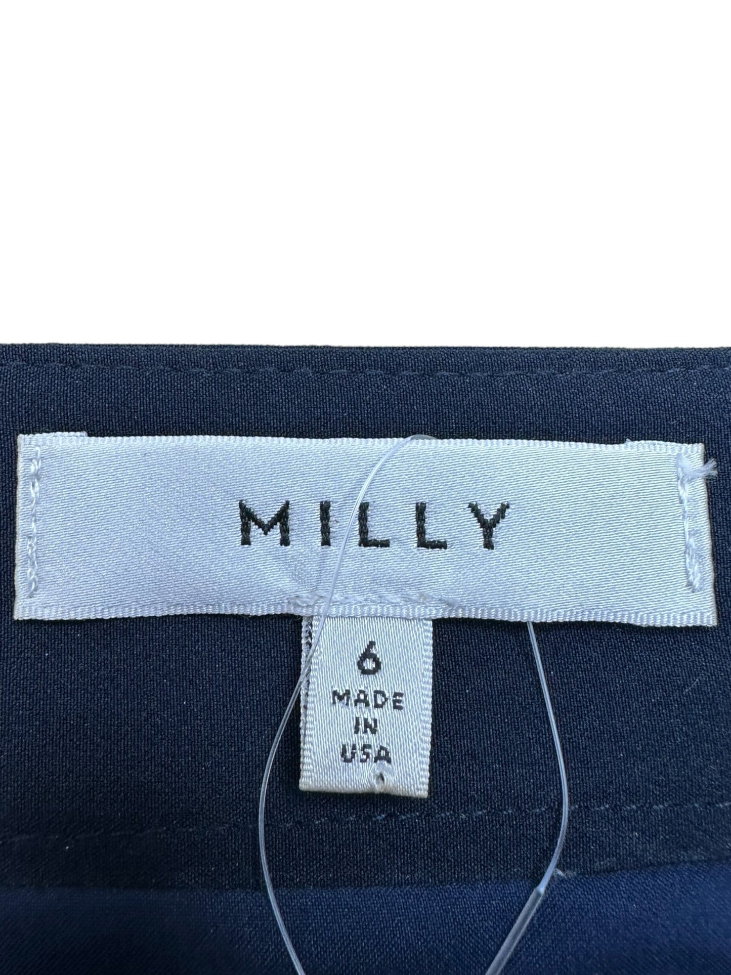 MILLY Navy Mini Skirt Size 6