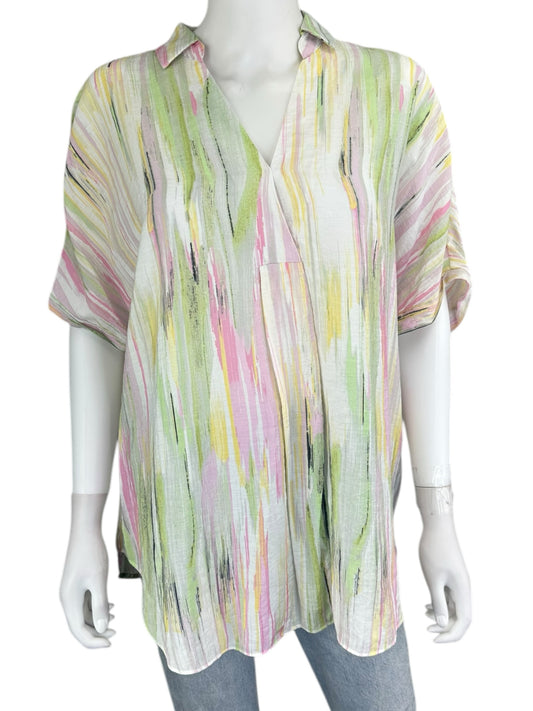 ZOZO Pastel Colored Blouse Size L