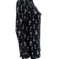 EQUIPMENT Black 100% Silk Key Print Button-Down Shirt Size XS