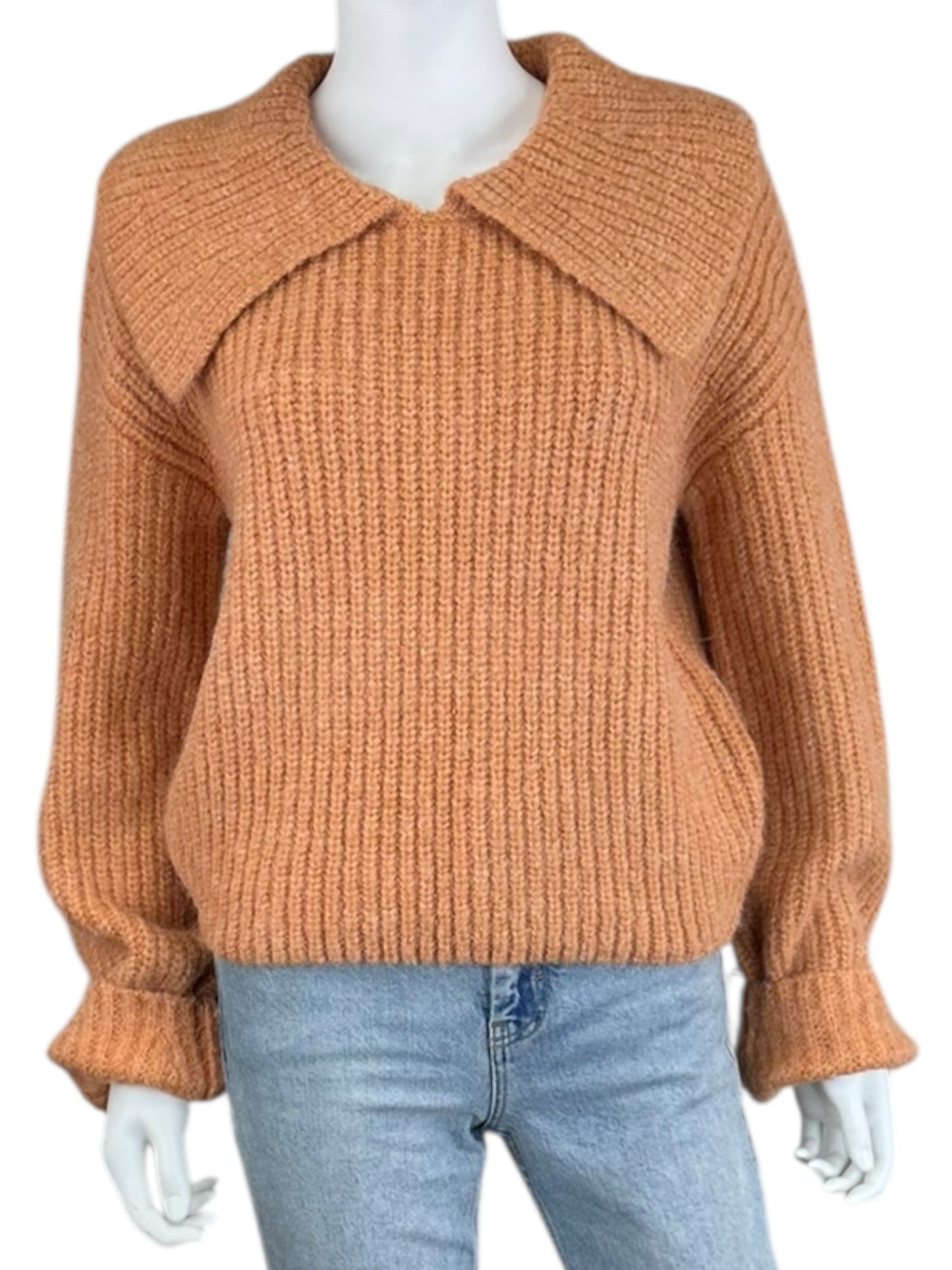 ENGLISH FACTORY NWT Ribbed Chunky Sweater Size S