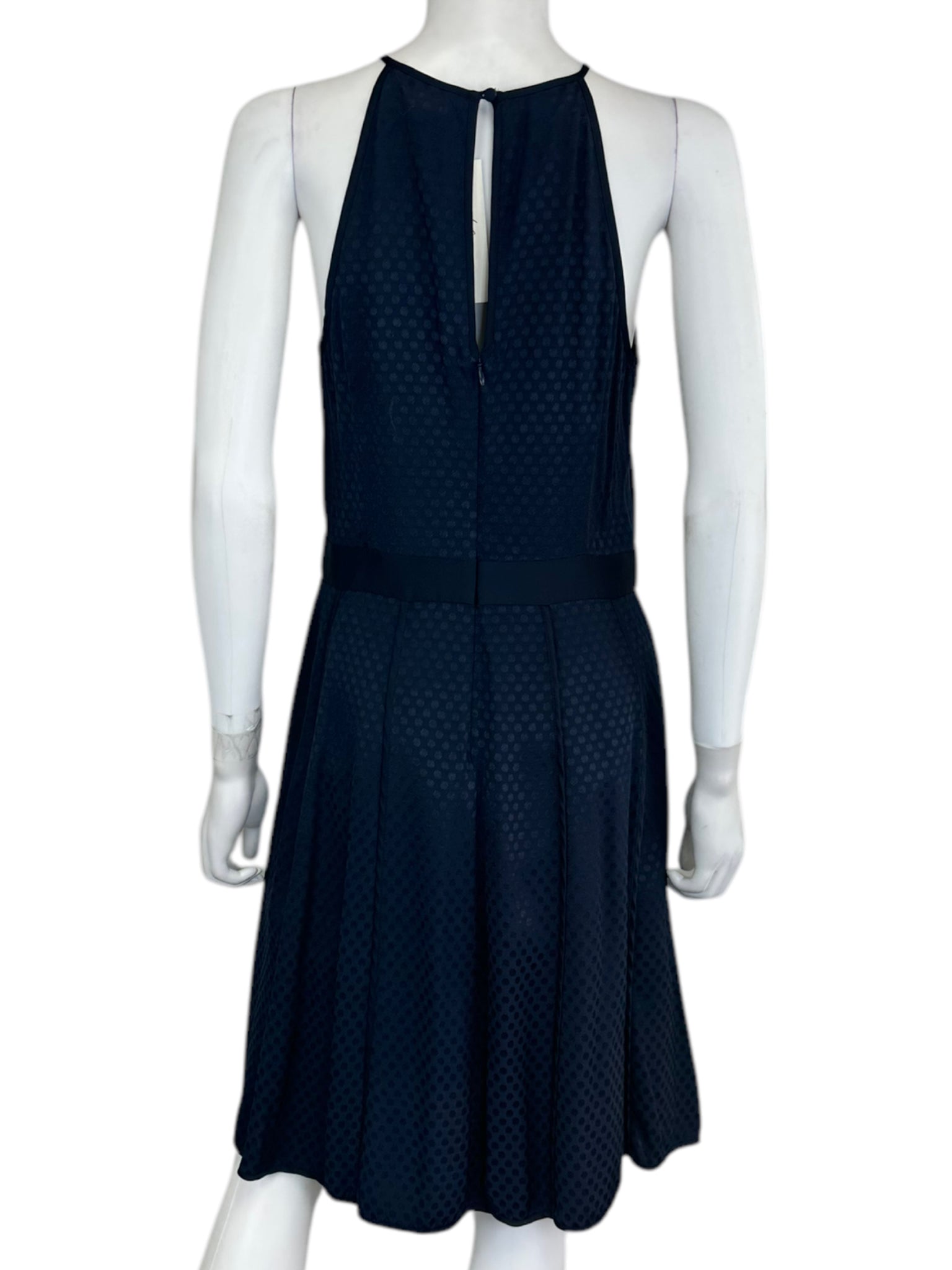 BANANA REPUBLIC Navy Blue Halter Dress Size 6 alineconsignment BANANA REPUBLIC Navy Blue Halter Dress Size 6 alineconsignment