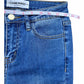 ETIENNE MARCEL Cropped Red Zipper Jeans Size 25