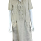 Chico's Tan 100% Linen Dress Size S