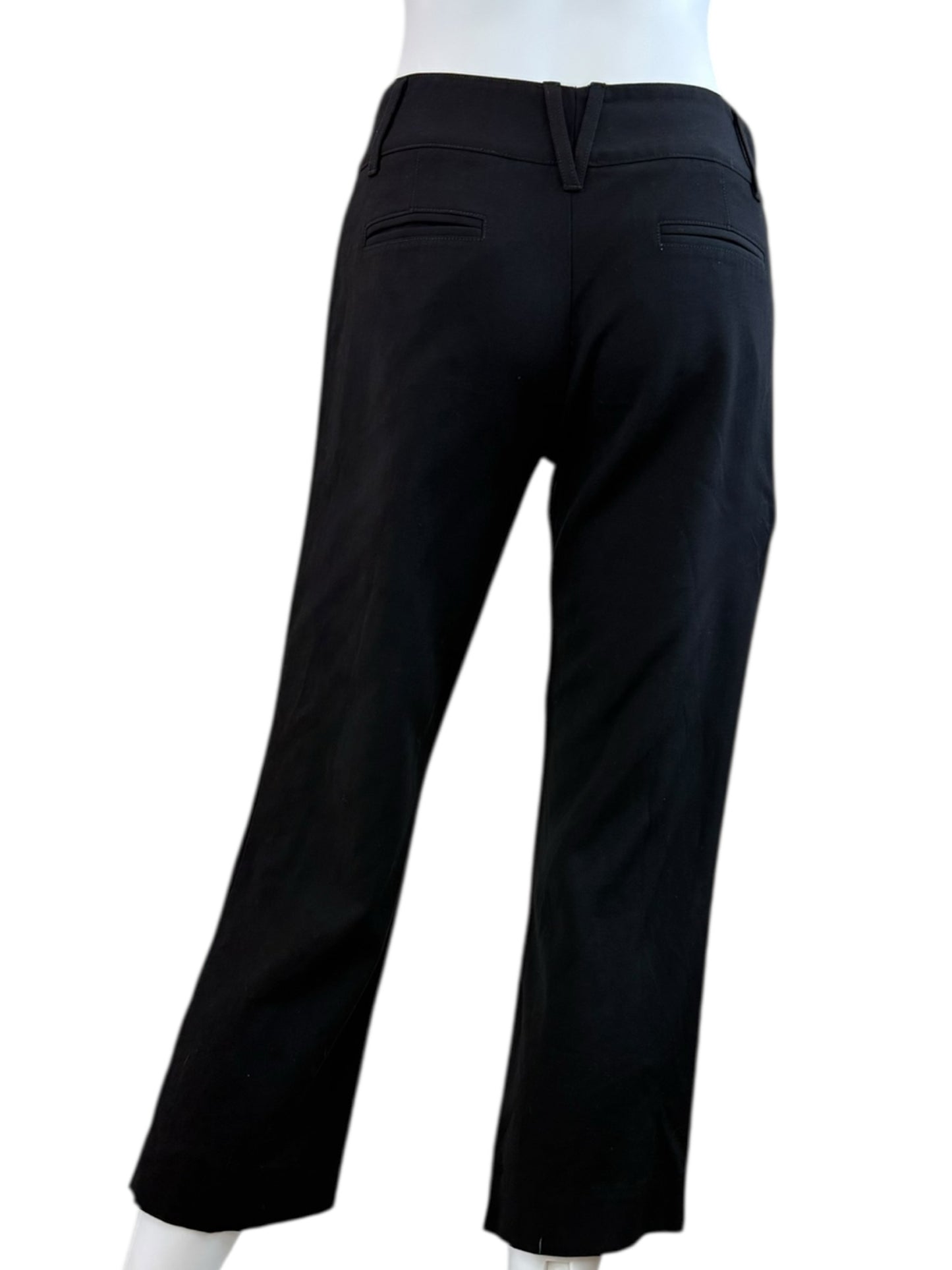 VERSACE Black Wool Trousers Size 40