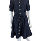 Nanette Lepore NWT Blue Chambray Shirt Dress Size 6