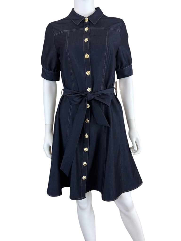 Nanette Lepore NWT Blue Chambray Shirt Dress Size 6