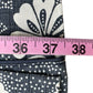 boden Blue Floral Trench Coat Size 10