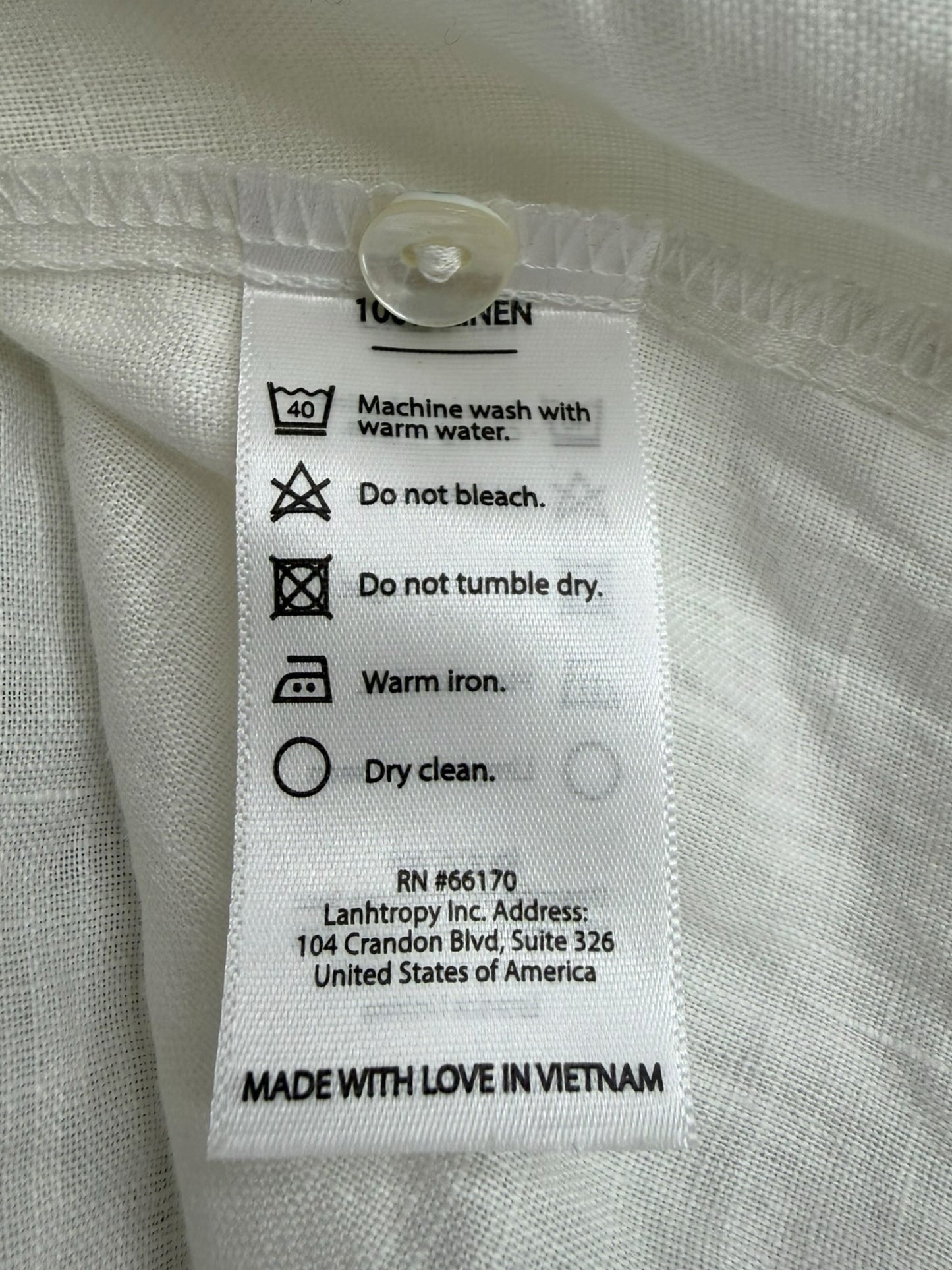 lanhtropy Size XS Button-Down Shirt