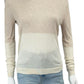 one grey day Tan and Cream Blocked Sweater NWT Size S
