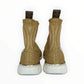 Louis Vuitton Gold Metallic Aftergame Sock Sneakers Size 37