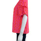 Lilly Pulitzer Pink Lailah Eyelet Embroidered Top Size L