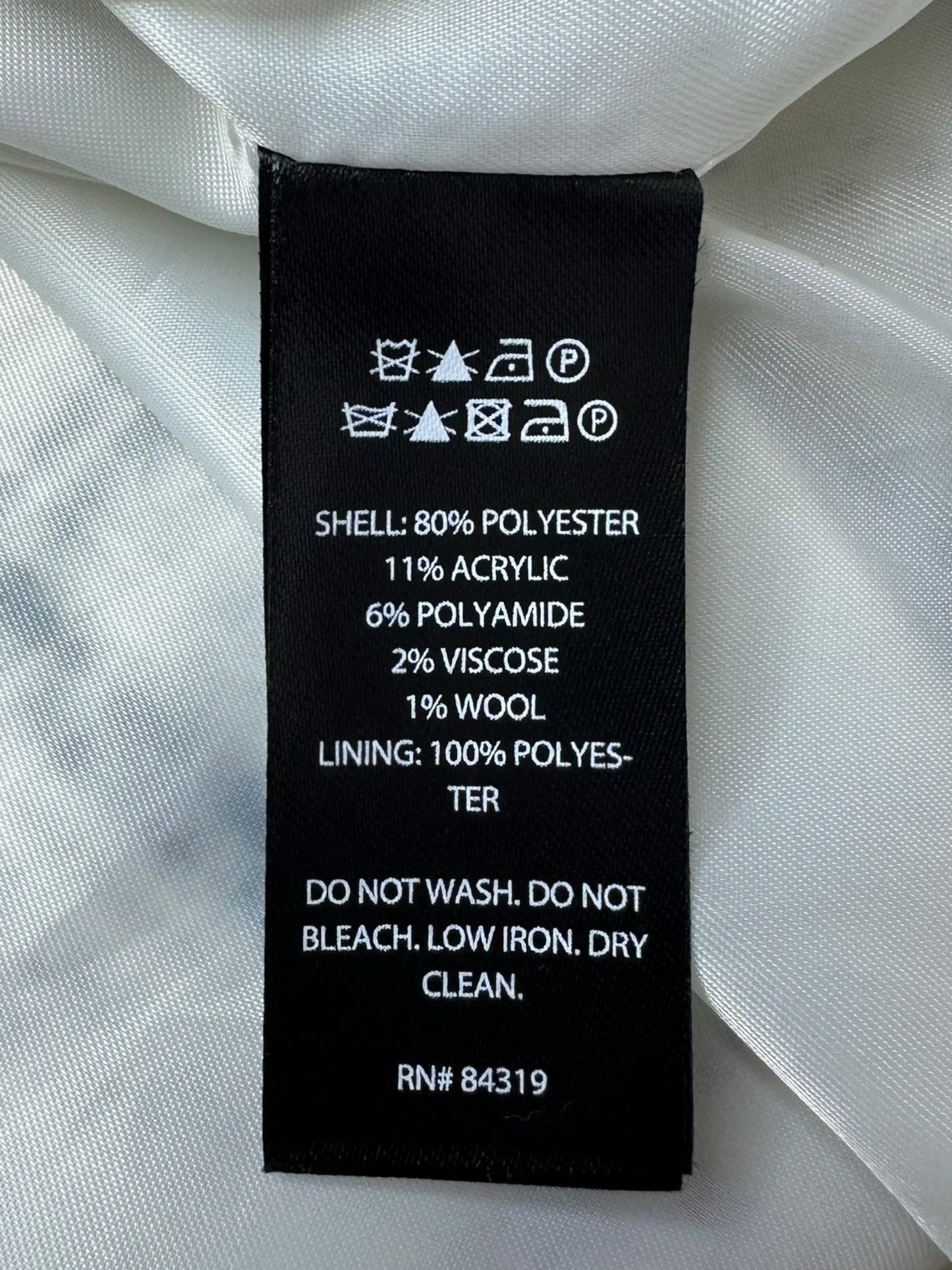 TAHARI Plaid Tweed Jacket Size L