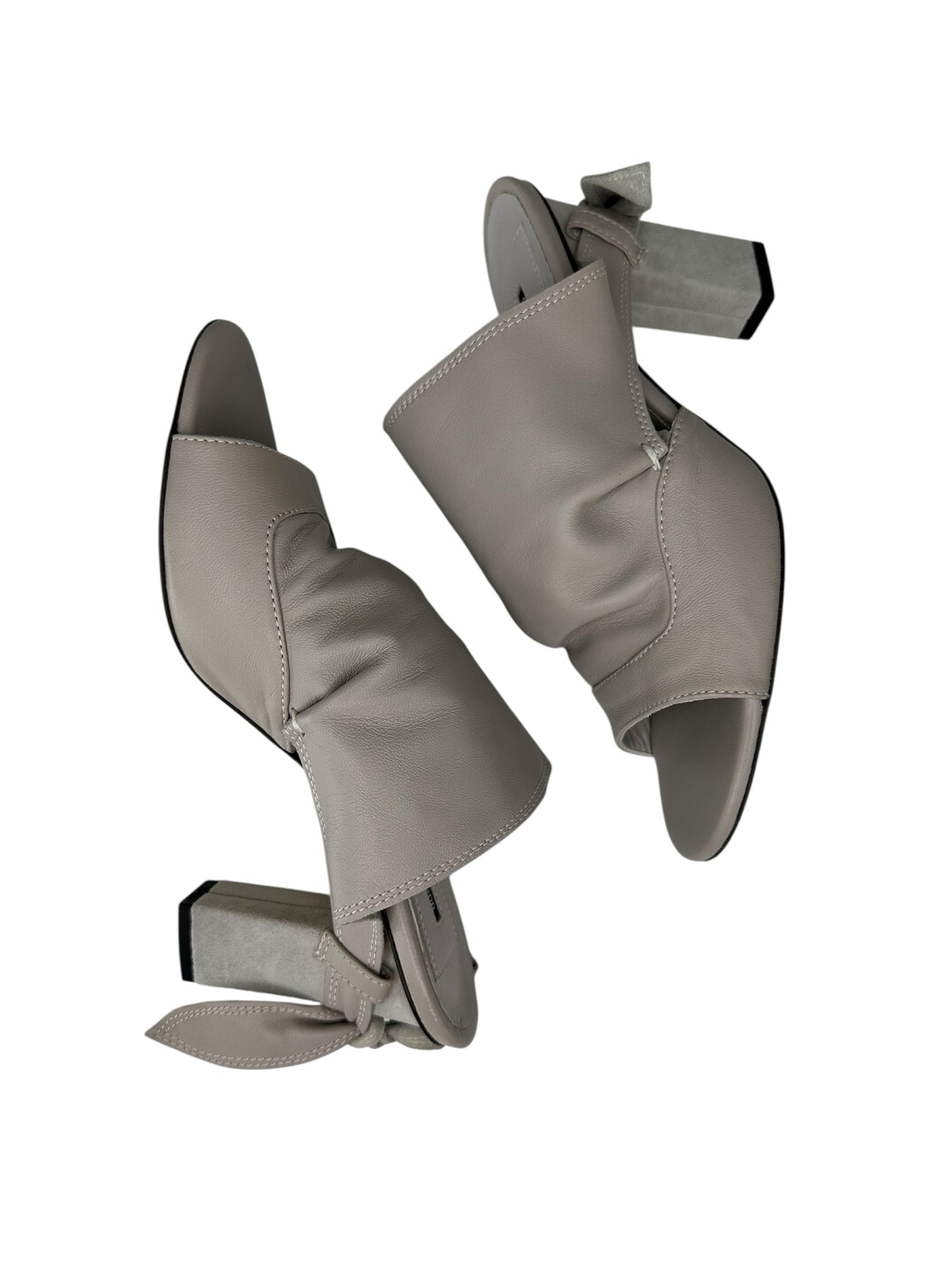 dusica dusica sacks Taupe Leather Sandal Pumps Size 37.5