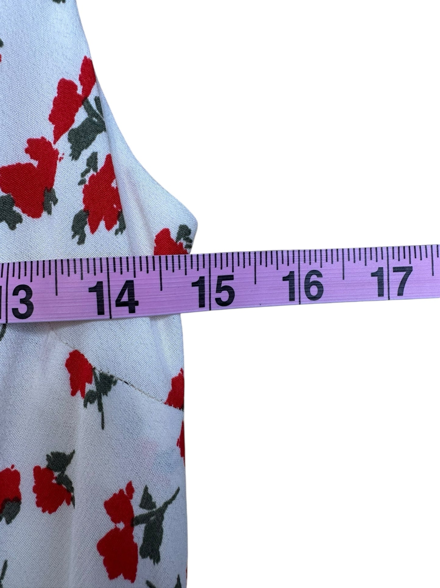 Z SUPPLY Red Floral Print Sundress Size S