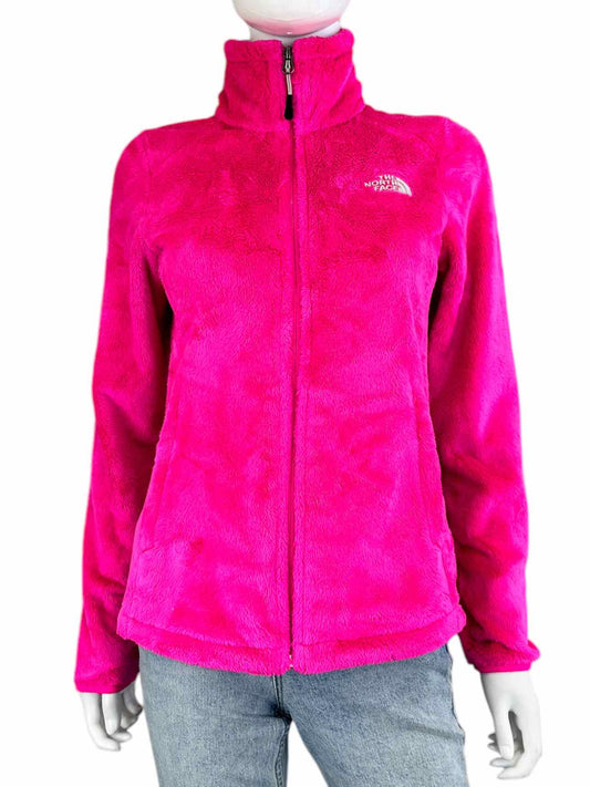 THE NORTH FACE Hot Pink Fleece Zip-Up Jacket Size S