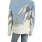 RACHEL ZOE Winter Mountain Range Sweater Size S