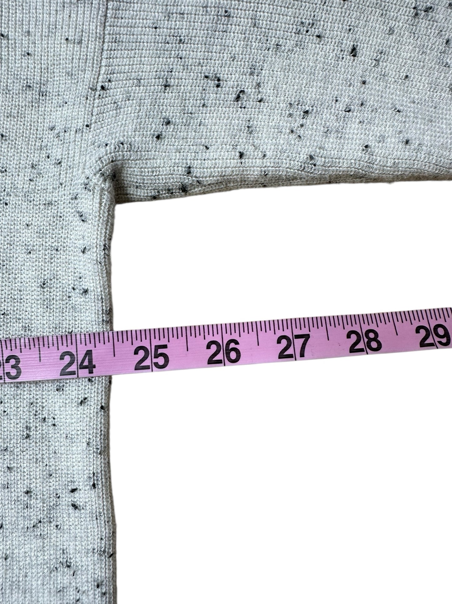 EILEEN FISHER Ivory Organic Cotton Sweater Duster Cardigan Size M