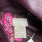 Chico's Purple Vegan Leather Jacket Size XL