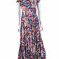 Soft Surroundings Rose Paisley Maxi Dress Size S