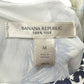 BANANA REPUBLIC NWT Blue Silk Belay Maxi Halter Dress Size M