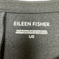 EILEEN FISHER Black 100% Wool Midi Dress Size L