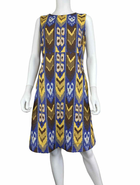 TORY BURCH KIERSTEN Linen Dress Size 10