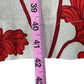 Greylin Red and Cream Casual Dress Size XS