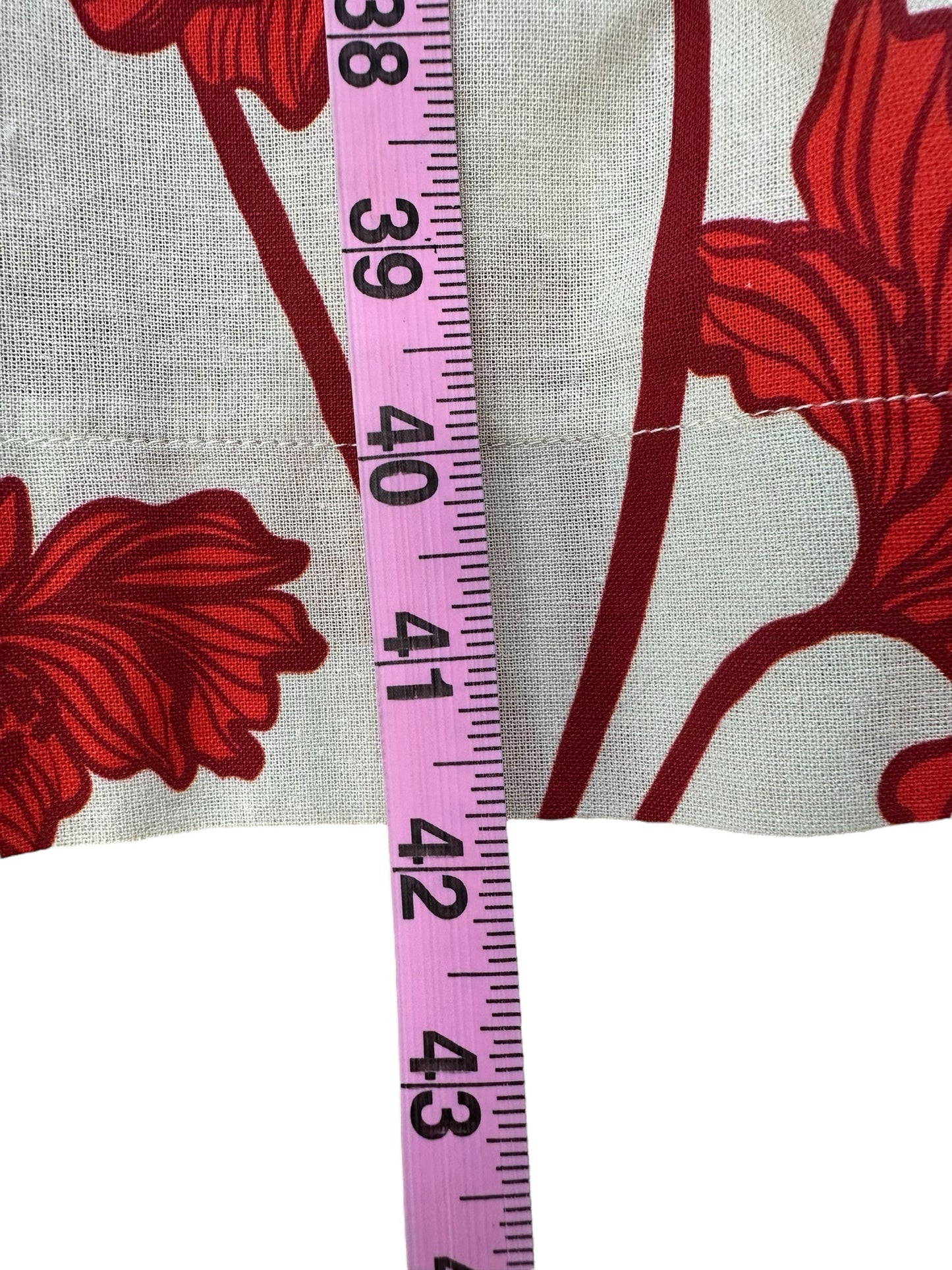 Greylin Red and Cream Casual Dress Size XS