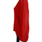 BROCHU WALKER Red Cotton Sweater Size L