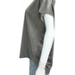 GF Collection Gray Velvet Blouse Size L