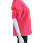 Lilly Pulitzer Pink Lailah Eyelet Embroidered Top Size L