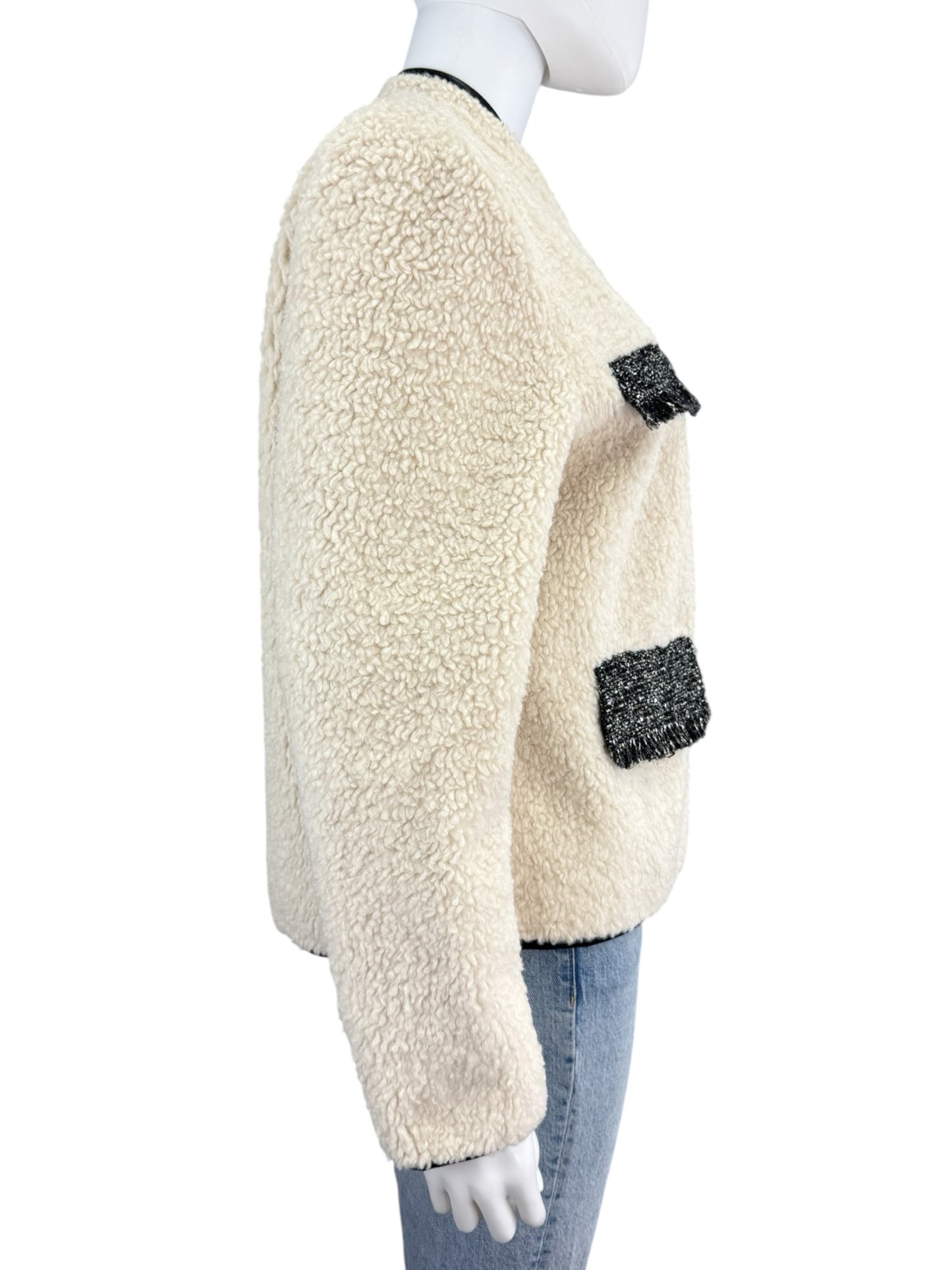 heartloom NWT Cream Sherpa Jacket Size S