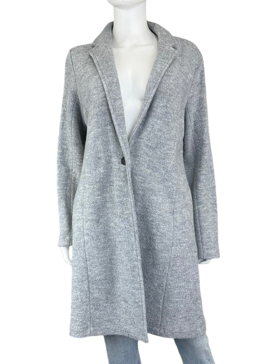 Rachel Zoe Gray Wool Blend Coat Size M