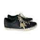 GOLDENGOOSE Black Super-Star Leather Sneakers Size 42