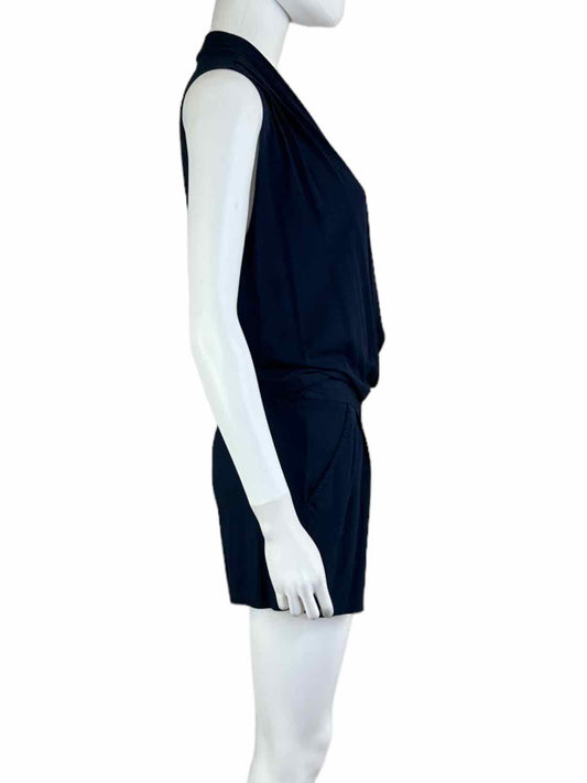 TRINA TURK Navy Knit Romper Size XS